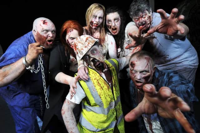 Hollywood Comes to Blackpool charity event at the Norbreck.  zombies fom Events2Scare.