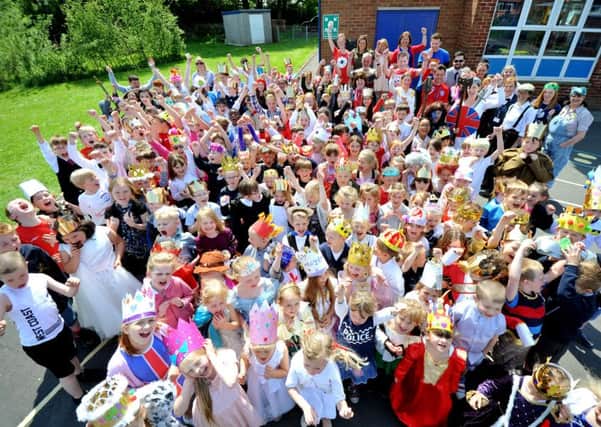 Freckleton CE School celebrates The Queen's 90th birthday