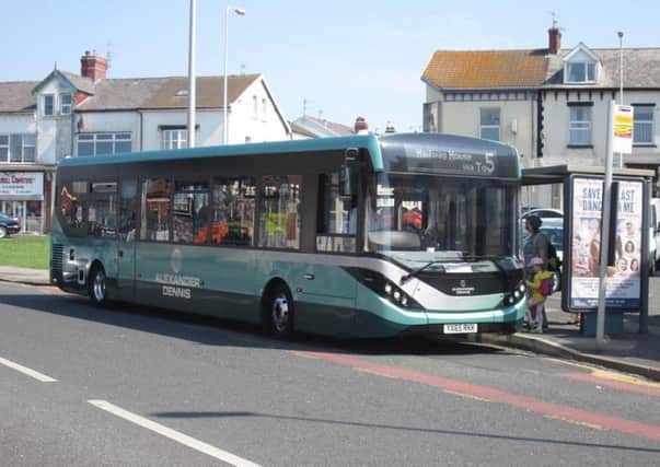 Blackpool transport demonstrator bus