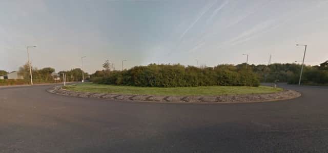 Roundabout on Progress Way, South Shore. Pic: Google Street View