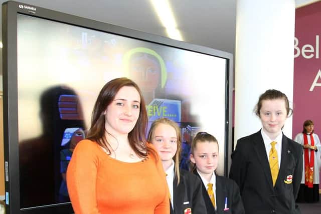St George's  Carlisle College pupils held a communion service after the pentecostal kite flying