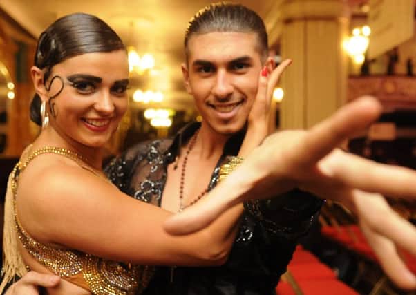 The 91st Annual Blackpool Dance Festival. Pictured is Jodie Bailey and Catalin Gheorghe.