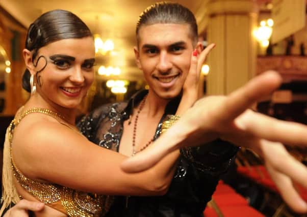 The 91st Annual Blackpool Dance Festival.  Pictured is Jodie Bailey and Catalin Gheorghe.