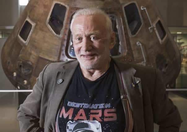 STARMAN: Buzz Aldrin on the Moon and with the Apollo 10 command module at the Science Museum in London