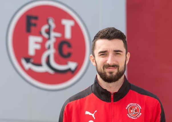 Fleetwood Town FC player Conor McLaughlin
