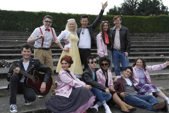 The cast of Grease at the Grand Theatre