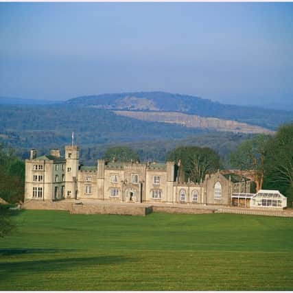 Leighton Hall, Carnforth, home to the Gillow family since the 18th century
Owner Suzie Reynolds guides visitors around the home, Pam Shread on a tour with schoolchildren and Leighton Hall Falconer Jim Brown