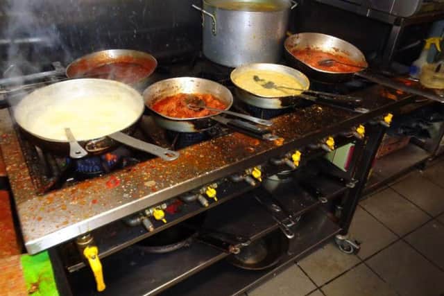 Trading Standards bosses have revealed the filthy conditions which cost a Blackpool takeaway Â£6,000. The Indian Palace on Lytham Road was fined by Blackpool Magistrates after a series of food dafety and hygiene breaches.