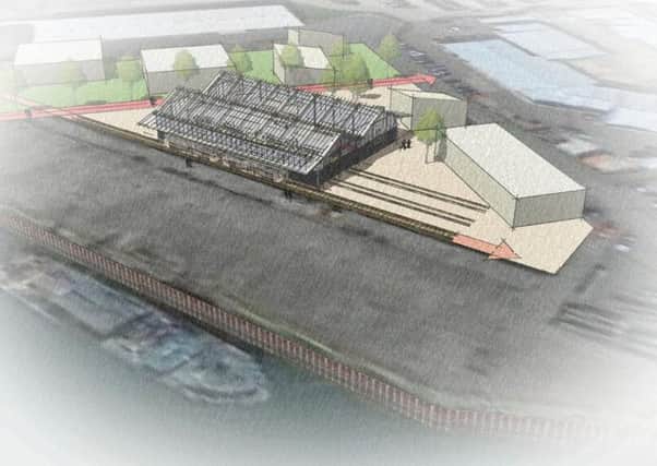 An artist's impression of the heritage attraction proposed for Fleetwood Docks by Fleetwood Leisure Heritage Trust
