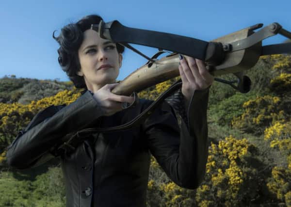 Miss Peregrine (Eva Green) takes aim at her powerful enemies (Pic: Jay Maidment)