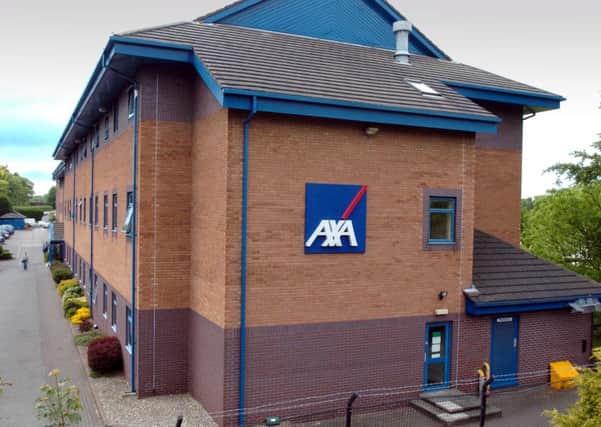 The AXA offices, Lytham.  / VIEW / LOGO