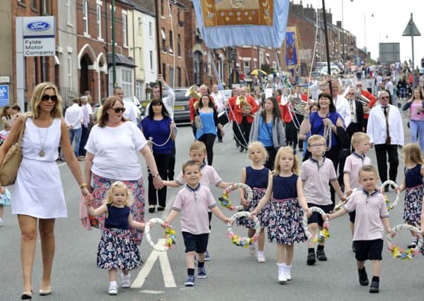 Last year's Kirkham and Wesham Club Day Procession