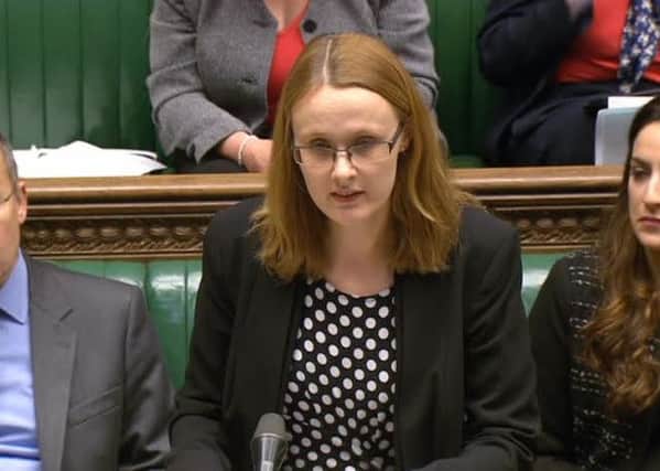 Fleetwood and Lancaster MP Cat Smith speaking in Parliament