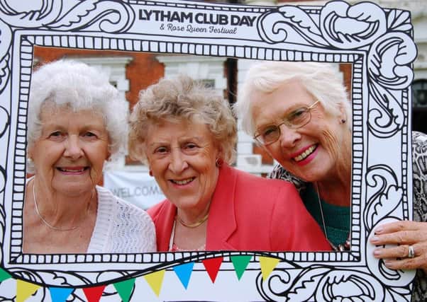 Beryl Whiteside, Beryl Fenton and Margaret Nickson of the Lytham Club Day committee at the launch of the 2016 event