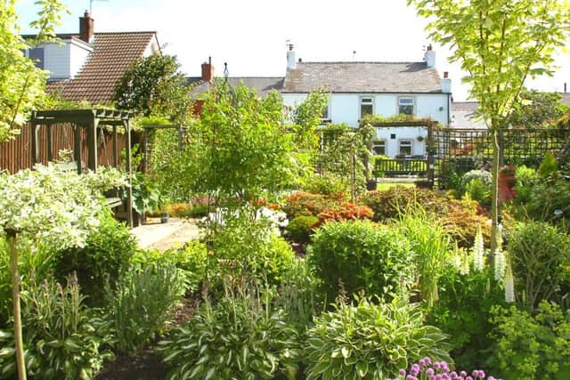 Eric and Sharon Rawcliffe's garden  at Lower Green, Poulton le Fylde.(garden will soon be open to the public for charity).