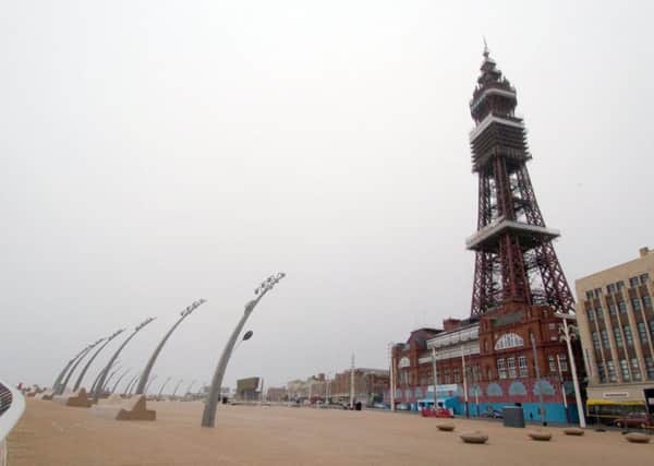 Pictures Martin Bostock The Tower headland, Blackpool Promenade.