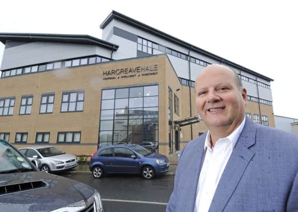Stuart Brookes, joint MD for stockbrockers Hargreave Hale who have moved to new premises on Boardmans Way