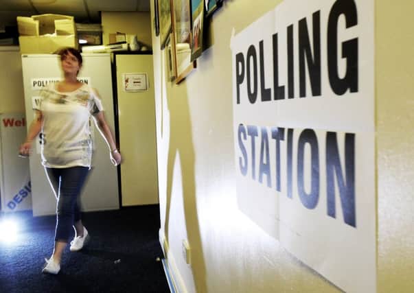 EU referendum polling station at Claremont First Steps Community Centre in Blackpool