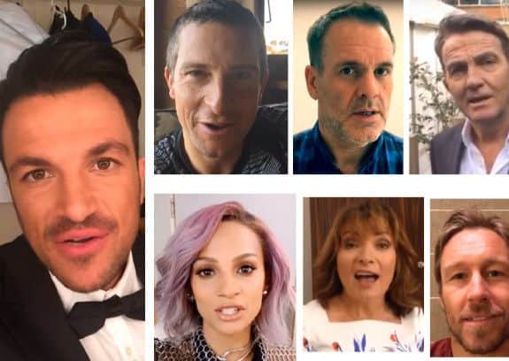 Some of the celebrities who recorded messages for the couple