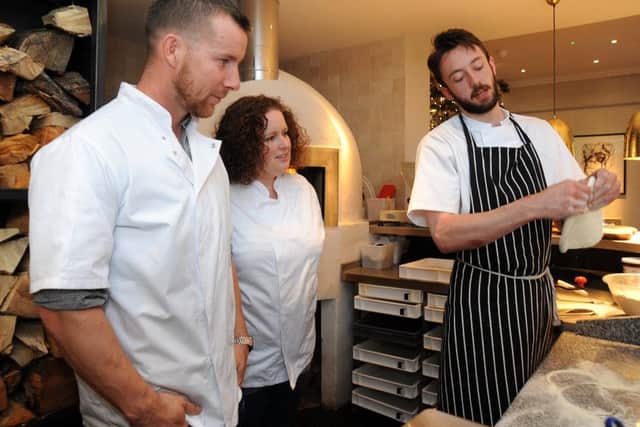 Lancashire cricket star Stephen Croft joined the Gazette's Anna Cryer at Gusto restaurant in Lytham to create one of the restaurant's favourite dishes.
 Chef Tom Woollam guides Stephen and Anna through the process.