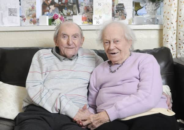 Peter and Peggy Laverie celebrate their 70th wedding anniversary
