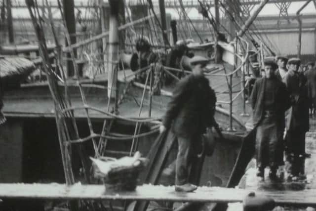 A scene from Fleetwoods fishing heyday