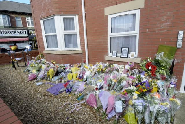 The garden at Kris' flat became a makeshift shrine as his devastated friends paid tribute to their 'one in a million' pal