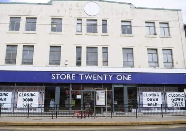 Store Twenty One in Lord Street is closing down