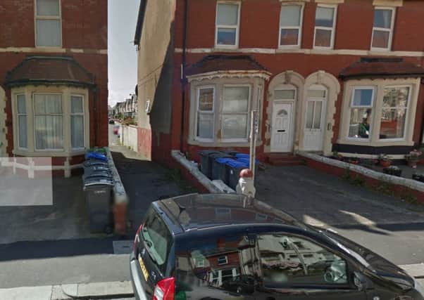 A woman was stabbed in an alley between Edenvale Avenue and Hesketh Avenue, Bispham      Image: Google