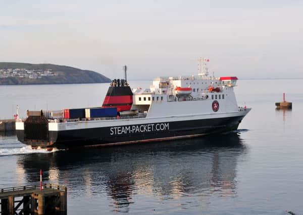 Ben-my-Chree leaving Douglas harbour