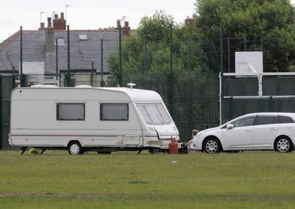 Travellers at Fishers Field on Highfield Road