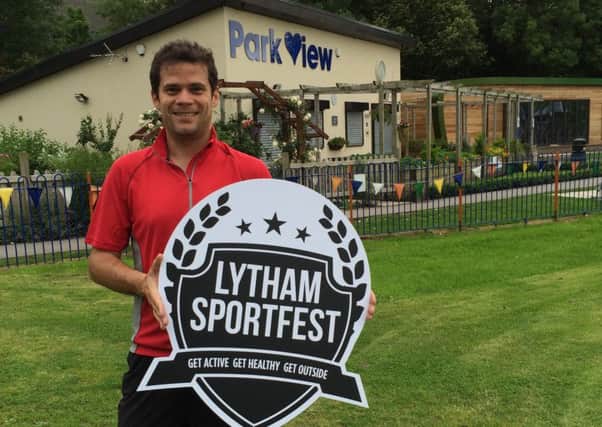 Mark Selby, who is organising the new Sportfest event at Park View 4U Playing Fields, Lytham