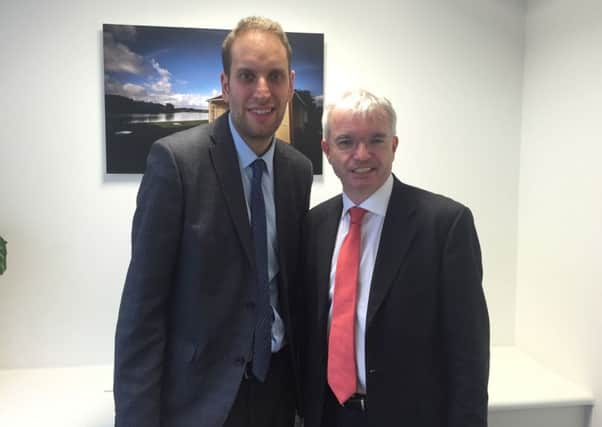 Mark Menzies MP with Marc Levy, North West external affairs manager for the Jewish Leadership Council