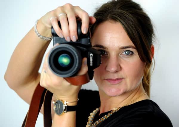 Photographer Jo Boulton from Preston, who has set up her own business photographing newborn babies as well as weddings. Picture by Paul Heyes