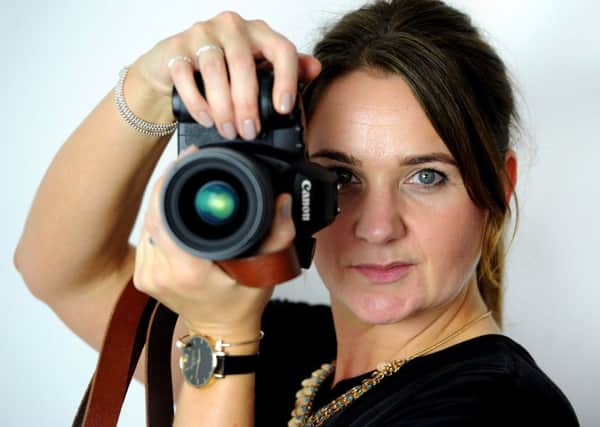 Photographer Jo Boulton from Preston, who has set up her own business photographing newborn babies as well as weddings. Picture by Paul Heyes