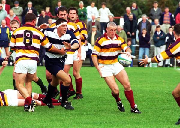 O'Toole - in the thick of the action as ever