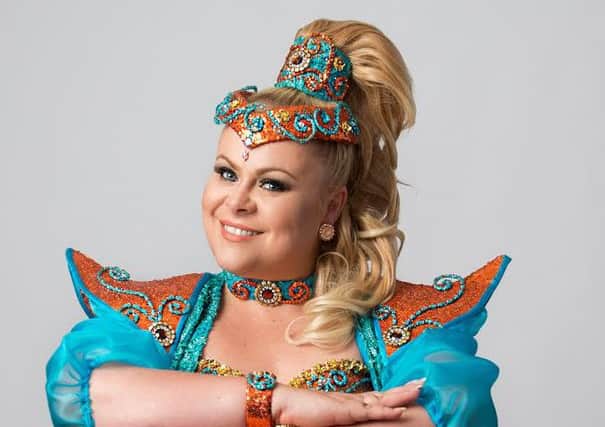 Hayley Kay is returning to panto less than a year after the birth of her son Freddie