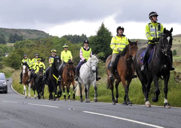 helping hand: Lancashire police has been recruiting mounted volunteers to help crack rural crime