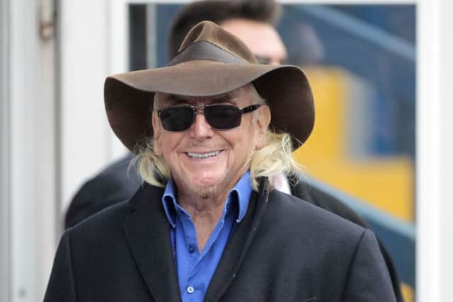 Blackpool owner Owen Oyston before kick off