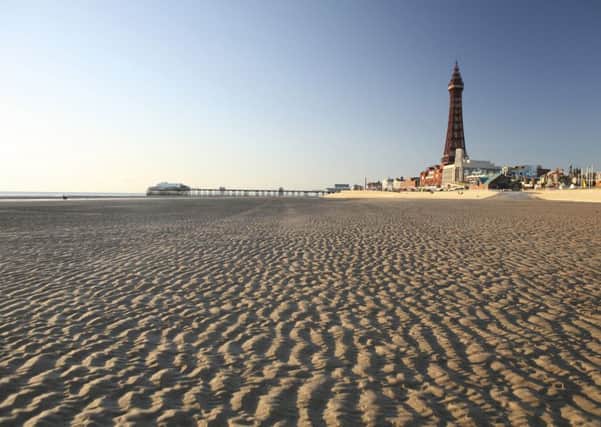 Blackpool from the sands