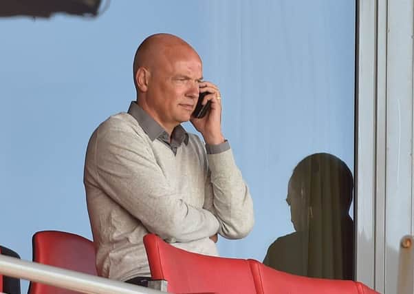 Towns new manager Uwe Rosler watched their friendly defeat against Wigan Athletic on Friday