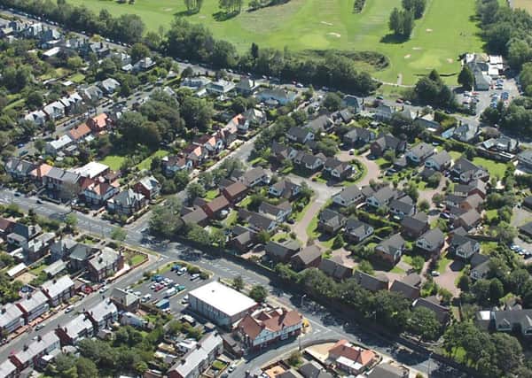Fylde by Air May 2008
Newton Drive, Blackpool, with the No.4 pub bottom centre. Blackpool golf club top right / housing on the former St Joseph's College centre right / Milton Avenue and St Clements Avenue join North Park Drive (top) and Newton Drive  PIC BY ROB LOCK