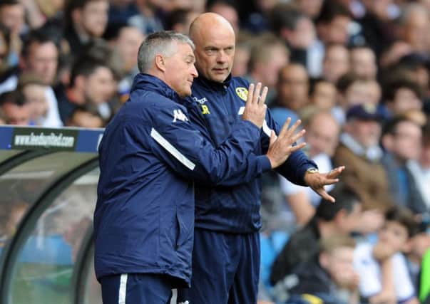 Rob Kelly and Uwe Rosler during their time together at Leeds United
