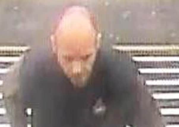 Police would like to speak to this man over an assault on a train conductor at Kirkham
