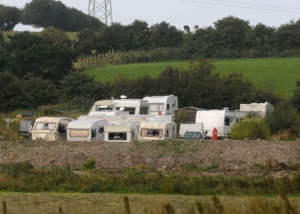 Travellers living on the Hardhorn site off Fairfield Road in Singleton have been granted official permission to live there