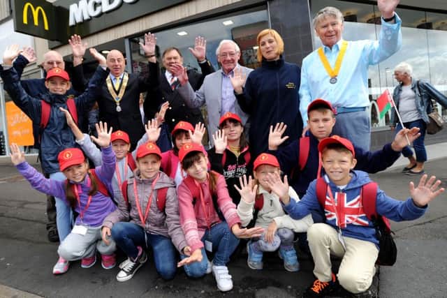 Blackpool North Rotary Club has welcomed a group of Children from Chernobyl to the town this week. They enjoyed their lunch at McDonald's as part of a day out which also included visits to the Sea Life Centre and Tower Circus. Picture by Paul Heyes, Monday August 08, 2016.
