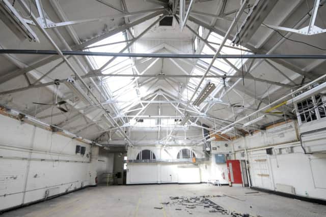 Inside the old Post Office on Abingdon Street which is going to be redveloped