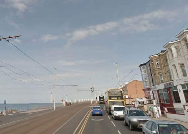 The incident happened on Blackpool Promenade    Image: Google