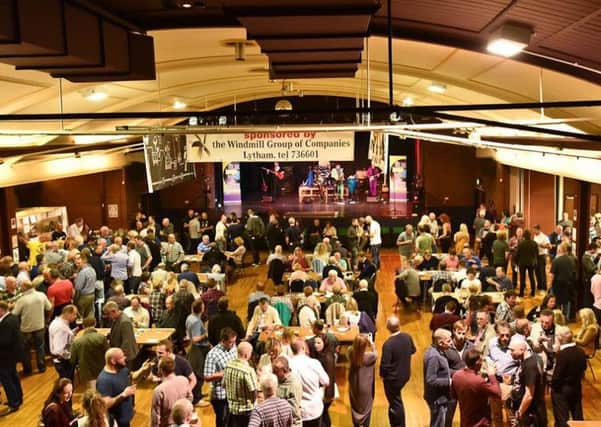A previous Lytham Beer Festival at Lowther Pavilion