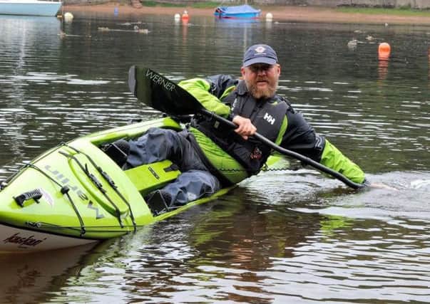 Fleetwood man Kevin Grey is raising funds for charity Heroes of the Water.